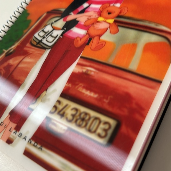 Artist Jordi LaBanda 3D front Spiral Notebook lined paper CUTE! - Picture 2 of 3